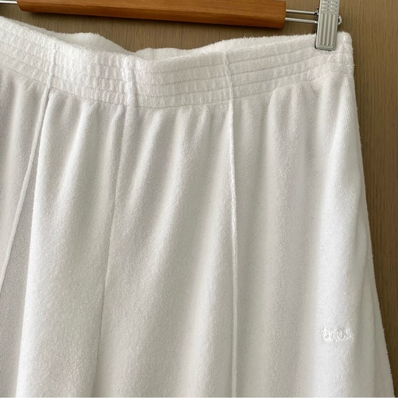 Aritzia tna ashland terry wide leg pant white - Picture 4 of 9